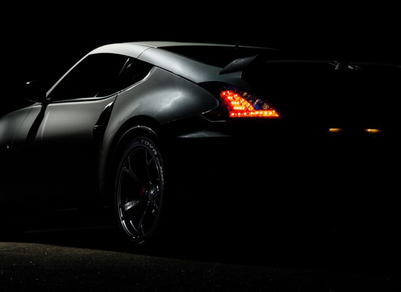 Black Modern Car Rental Promotion Instagram Post